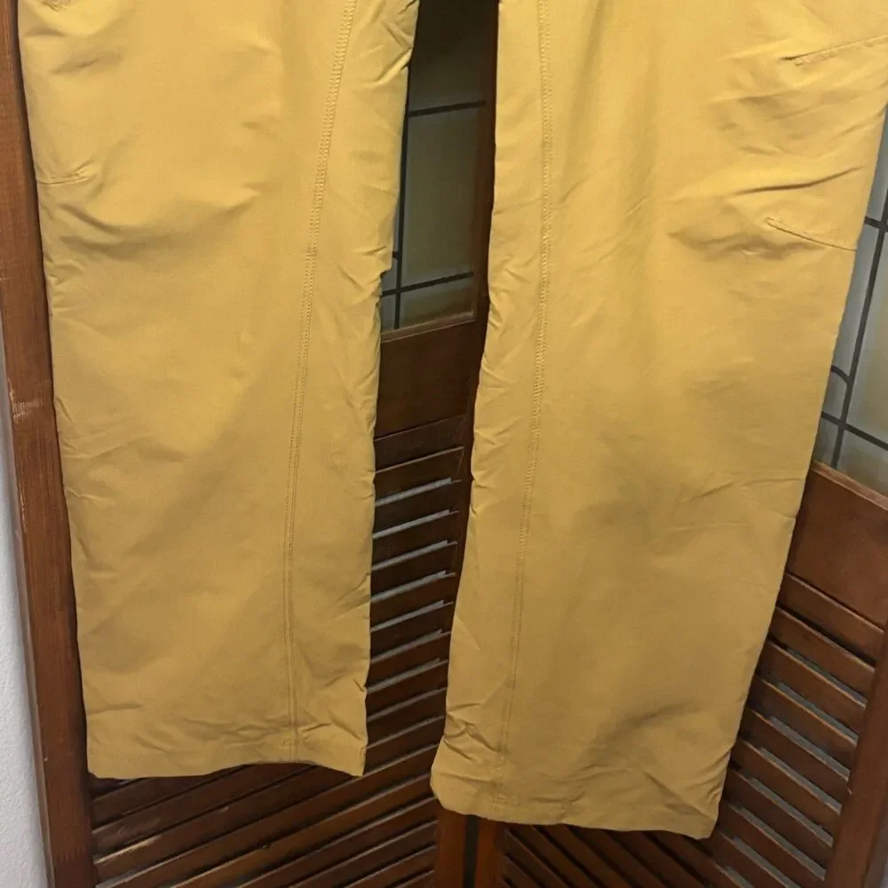 The North Face Retrac Pants Dijon Brown Hiking Stretch NF0A33JT Men's Size 32